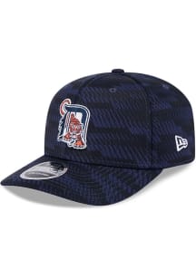 New Era Detroit Tigers 2025 Clubhouse Alt Stretch  9SEVENTY Adjustable Hat - Navy Blue