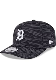 New Era Detroit Tigers 2025 Clubhouse Alt Stretch  9SEVENTY Adjustable Hat - Black