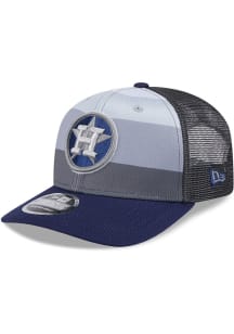 New Era Houston Astros 2025 Batting Practice Stretch  9SEVENTY Adjustable Hat - Grey