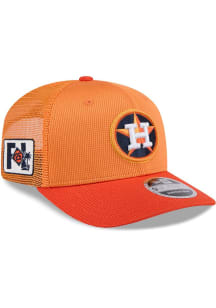 New Era Houston Astros 2025 Spring Training 9SEVENTY Stretch Adjustable Hat - Orange