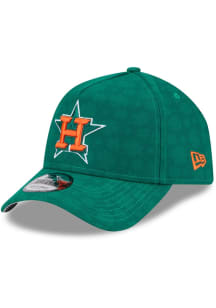 New Era Houston Astros 2025 St Patricks Day 9FORTY A Frame Adjustable Hat - Green