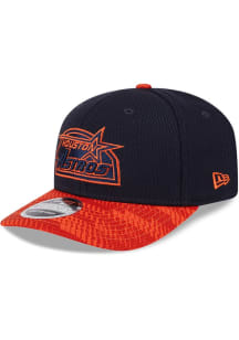 New Era Houston Astros 2025 Clubhouse Alt Stretch  9SEVENTY Adjustable Hat - Orange