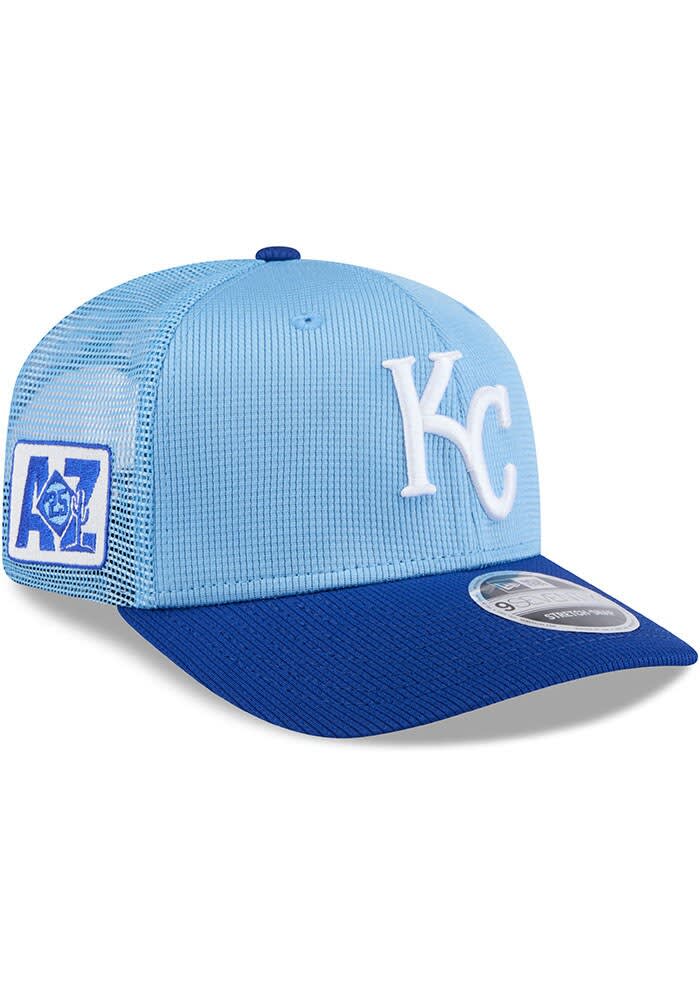 New Era Kansas City Royals 2025 Spring Training 9SEVENTY Stretch Adjustable Hat - Light Blue