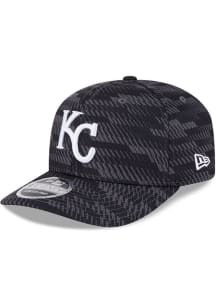 New Era Kansas City Royals 2025 Clubhouse Alt Stretch  9SEVENTY Adjustable Hat - Black