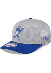 New Era Milwaukee Brewers 2025 Batting Practice Stretch  9SEVENTY Adjustable Hat - Grey