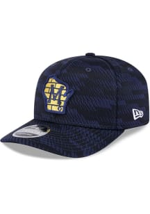 New Era Milwaukee Brewers 2025 Clubhouse Alt Stretch  9SEVENTY Adjustable Hat - Navy Blue