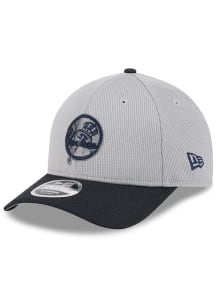 New Era New York Yankees 2025 Batting Practice Moder Crown 9FORTY Adjustable Hat - Grey