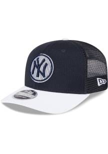 New Era New York Yankees 2025 Batting Practice Stretch  9SEVENTY Adjustable Hat - Navy Blue
