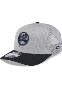 New Era New York Yankees 2025 Batting Practice Stretch  9SEVENTY Adjustable Hat - Grey