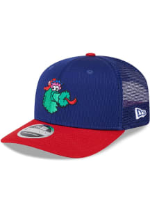 New Era Philadelphia Phillies 2025 Batting Practice Stretch  9SEVENTY Adjustable Hat - Blue