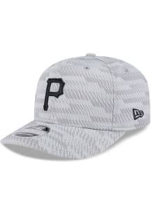 New Era Pittsburgh Pirates 2025 Clubhouse Stretch  9SEVENTY Adjustable Hat - Grey