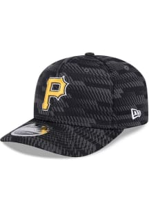 New Era Pittsburgh Pirates 2025 Clubhouse Alt Stretch  9SEVENTY Design Adjustable Hat - Black