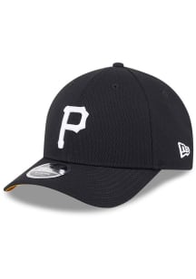 New Era Pittsburgh Pirates 2025 Clubhouse Modern Crown 9FORTY Adjustable Hat - Black