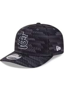 New Era St Louis Cardinals 2025 Clubhouse Alt Stretch  9SEVENTY Adjustable Hat - Black