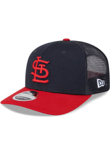 New Era St Louis Cardinals 2025 Batting Practice Stretch  9SEVENTY Adjustable Hat - Navy Blue