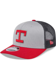 New Era Texas Rangers 2025 Batting Practice Stretch  9SEVENTY Adjustable Hat - Grey