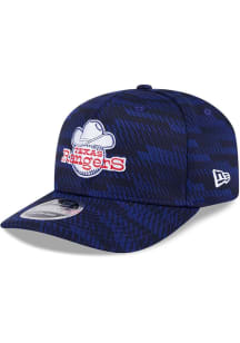 New Era Texas Rangers 2025 Clubhouse Alt Stretch  9SEVENTY Adjustable Hat - Navy Blue