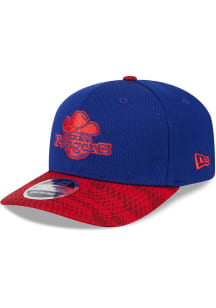 New Era Texas Rangers 2025 Clubhouse Alt Stretch  9SEVENTY Adjustable Hat - Blue