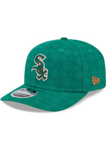 New Era Chicago White Sox 2025 St Patricks Day 9SEVENTY Stretch Adjustable Hat - Green