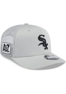New Era Chicago White Sox 2025 Spring Training 9SEVENTY Stretch Adjustable Hat - Grey