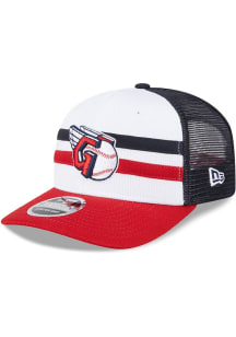 New Era Cleveland Guardians 2025 Batting Practice Stretch  9SEVENTY Adjustable Hat - White