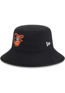 New Era Baltimore Orioles Black 2025 Spring Training Mens Bucket Hat