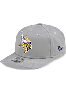 New Era Minnesota Vikings Stretch 9SEVENTY Adjustable Hat - Grey