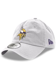New Era Minnesota Vikings Casual Classic Adjustable Hat - White