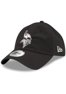 New Era Minnesota Vikings Casual Classic Adjustable Hat - Black