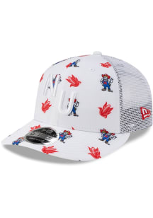 New Era White Nebraska Cornhuskers All Over Mascot Low Pro 9FIFTY Adjustable Hat