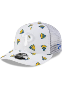 New Era White Pitt Panthers All Over Mascot Low Pro 9FIFTY Adjustable Hat