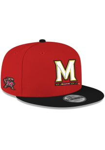 Maryland Terrapins New Era Basic 9FIFTY Mens Snapback - Red