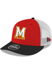 Maryland Terrapins New Era Low Pro Trucker 9FIFTY Mens Snapback - Red