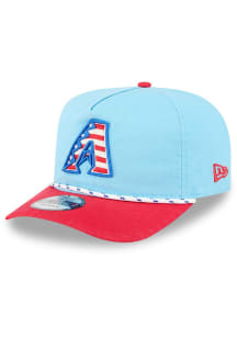 New Era Arizona Diamondbacks Light Blue 2025 MLB 4th of July Golfer Mens Snapback Hat