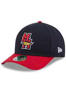 New Era Toledo Mud Hens Player Replica M Crown 9FORTY Adjustable Hat - Navy Blue