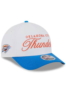 New Era Oklahoma City Thunder 2025 NBA Draft Golfer Adjustable Hat - White