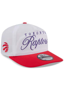 New Era Toronto Raptors White 2025 NBA Draft Golfer Mens Snapback Hat