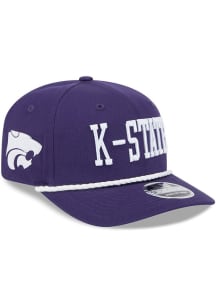 New Era Purple K-State Wildcats Rope 9SEVENTYSS Adjustable Hat