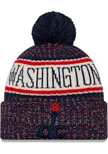 New Era Washington Wizards Navy Blue NE18 Sport Mens Knit Hat