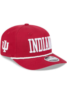 New Era Red Indiana Hoosiers 9SEVENTYSS Adjustable Hat