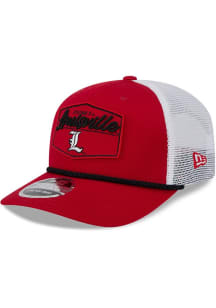 New Era Louisville Cardinals 9SEVENTYSS Adjustable Hat - Black