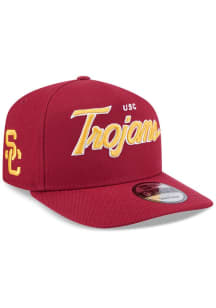 New Era USC Trojans Red A-Frame 9FIFTY Mens Snapback Hat