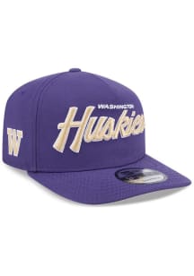 Washington Huskies New Era A-Frame 9FIFTY Mens Snapback - Purple