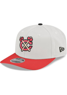 New Era Chicago Blackhawks 2T 2025 Winter Classic Side Patch Stretch 9SEVENTY Adjustable Hat - Gre..