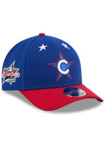 New Era Chicago Cubs 2025 All Star Game Workout M Crown 9FORTY Adjustable Hat - Blue