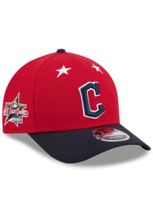 New Era Cleveland Guardians 2025 All Star Game M Crown 9FORTY Adjustable Hat - Red
