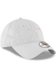 New Era Texas Longhorns Casual Classic Adjustable Hat - White