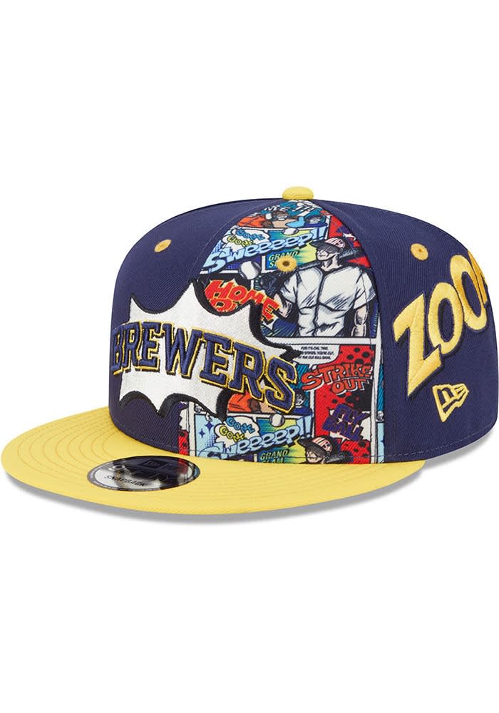Milwaukee Brewers New Era NAVY 2025 Diamond Hero Collection