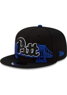 Pitt Panthers New Era Bridge 9FIFTY Mens Snapback - Black