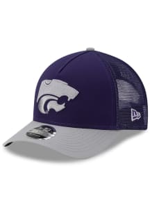 New Era Purple K-State Wildcats Trucker 9FORTY M Crown Adjustable Hat